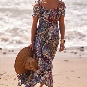 NWT Anthropologie Smocked Gauze Dress XS